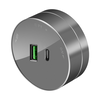 Розетка 2хUSB (тип А+С) 18Вт, 5В/3А Графит MuitiTrack System Electric