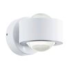 Светодиодное бра ONO 2 [2х2,5W(LED), L90, H180, алюминий, белый/пластик, прозрачный]