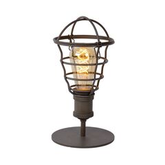 ZYCH Table Lamp E27 H29cm Ø14cm Rost Brown