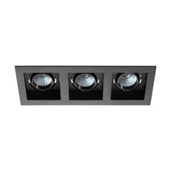 Светодиодный встраиваемый спот BISCARI [3X6W(LED), 4000K, черный]