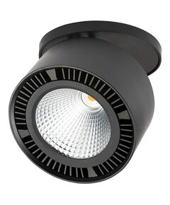 Светильник  FORTE INCA LED 40W [3400LM 30G ЧЕРНЫЙ 4000K (в комплекте)]