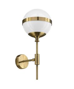 Бра GLOBO [1х40W  E14 electroplating bronze/white (в комплекте)]