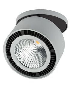 Светильник  FORTE INCA LED 40W [3400LM 30G СЕРЫЙ 3000K (в комплекте)]