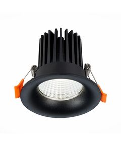 ST703.438.10 Св-к встр. Черный LED 1*10W 3000K 900Lm Ra>90 38° IP20 D85xH75 170-240V