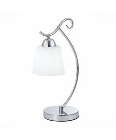 SLE103904-01 Настольная лампа Хром/Белый E27 1*60W
