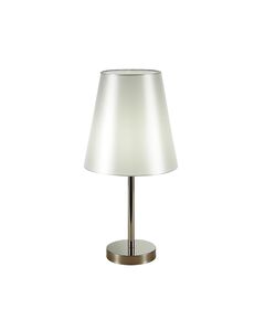 SLE105904-01 Настольная лампа Никель/Белый E14 1*40W