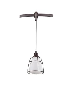 подвесной светильник для трека Lofia[ коричневый/стекло E14х1 60Вт 133х133х1753]