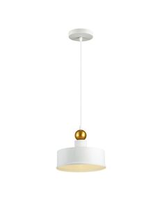 ODEON LIGHT BOLLI [белый/золотой Подвес Е27 1*40W ]