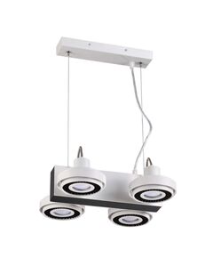 ODEON LIGHT Подвесной белый с черным светильник [IP20 GU10 4*50W 220V]