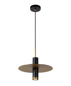 SELIN Pendant 1x GU10/35W Black/matt yellow copper