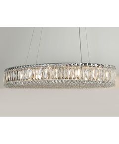 NEWPORT 8460 8468/S chrome , Подвесной светильник, Chrome Clear crystal 86*35*H120 cm G9 8*60W