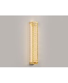 NEWPORT 8440 8441/A gold , Бра, Gold Clear crystal L7.6*H52*Sp8.5 cm LED 10W 3000K 1100Lm