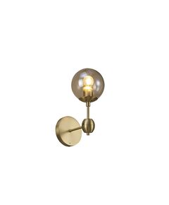 NEWPORT  Бра 5800 [Brass Amber glass L13*H30*Sp20 cm E27 LED 1*5W]