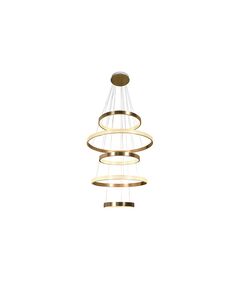 NEWPORT 3420, Потолочный светильник, [Brass D65/108/73/85/45*H320 cm LED 215W]