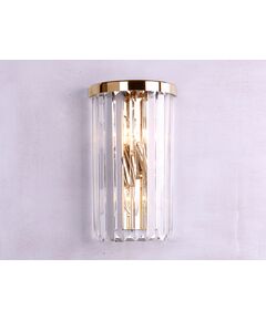 NEWPORT 10110 Бра, [Gold Clear crystal L18*H30*Sp10 cm G9 2*60W]