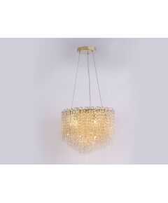 NEWPORT 10900 10909/C gold , Люстра, Polished champagne gold Clear crystal D40*H28/128 cm G9 9*60W