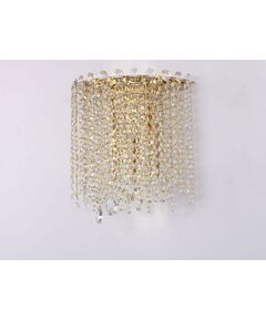 NEWPORT 10900 10903/A gold , Бра, Polished champagne gold Clear crystal L31*H30*Sp15 cm G9 3*60W