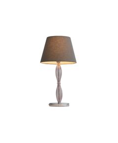 NEWPORT 6110 [Настольная лампа, Chrome Amethyst glass Smoke shade D33*H63.2 cm E27 1*60W]