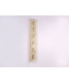 NEWPORT 10900 gold , [Бра, Polished champagne gold Clear crystal L20*H100*Sp10 cm E14 6*60W]