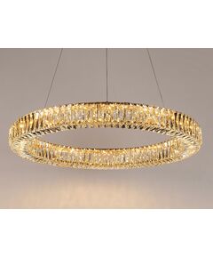 NEWPORT 8260 8261/S gold , Подвесной светильник, Gold Clear crystal D80*H250 cm Chip LED 3000K 60W