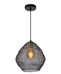 SAAR Pendant E27/60W Ø 28 cm Black