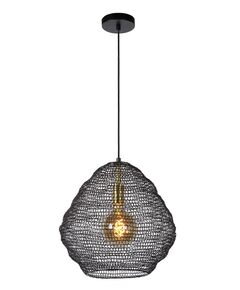 SAAR Pendant E27/60W Ø 38 cm Black