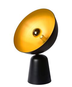 VIDOR Table Lamp E27/40W H 57cm Black/Gold