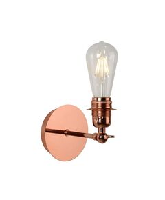 RETRO Wall Light 1xE27 Red Copper