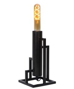 ZILDA Table Lamp E27/40W L12 W12 H25cm Black
