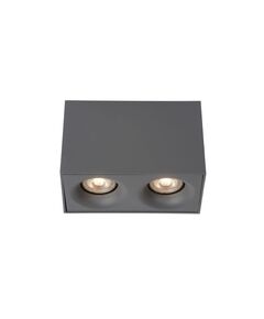 BENTOO-LED Spot Gu10/5W L16.5 W8 H11cm Grey