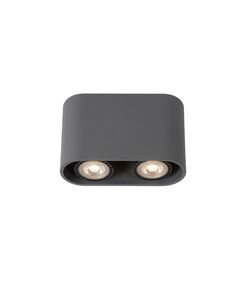 BENTOO-LED Spot Gu10/5W L16.6 W6 H11cm Grey