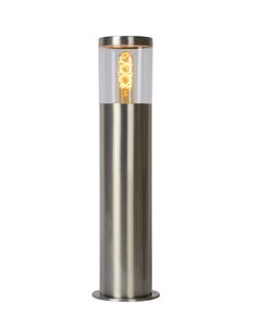 FEDOR Bollard Light E27/40W H49.5cm Satin Chrome
