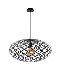 WOLFRAM Pendant  E27 Ø 65cm Black