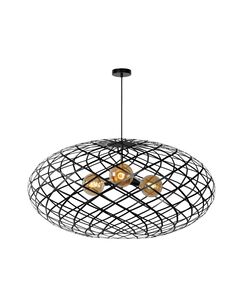 WOLFRAM Pendant 3x E27 Ø 99cm Black