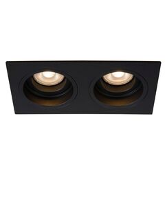 EMBED Recessed spotlight GU10 2x50W Black