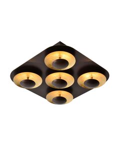 AMINE Ceiling Light LED 5x5W 34/34cm Rust Brown
