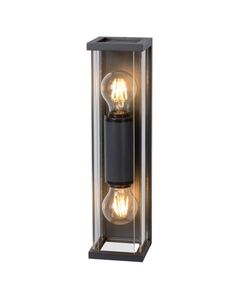 CLAIRE MINI Wall Light IP54 2xE27 H36cm Anthracite