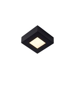 BRICE-LED Ceiling L Dimmable 8W Square IP44 Black