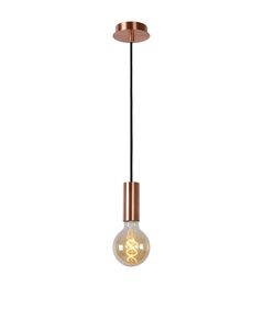 DROOPY Pendant E27/5W incl. H10 Ø4.5cm Red Copper