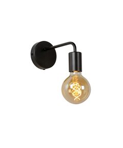 SCOTT Wall Light E27 L20  H12cm Black