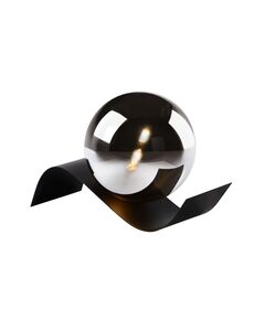 YONI Table lamp G9 28W H12cm Black / Smokey Glass