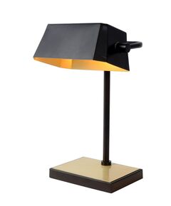 LANCE Desk lamp E27/40W Black/Satin Brass