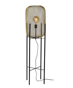 MESH Floorlamp Ø39cm E27/40W  Satin Brass
