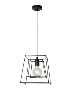 EDGAR Pendant E27 Ø26cm Black