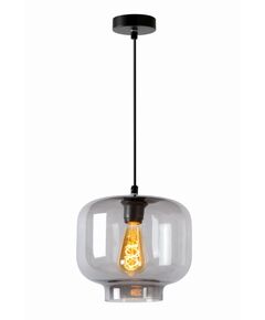 MEDINE Pendant 1x E27 40W Smoke Glass