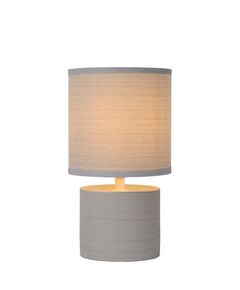 GREASBY Table Lamp E14 H26cm Grey
