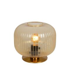 VIRGIL Table lamp E27/40W H23.5cm Amber glass