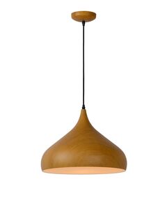 WOODY Pendant E27 D42 H30cm Dark Wood