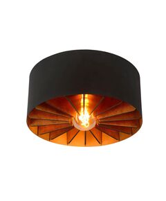 ZIDANE Ceiling Light E27/15W Ø 40cm Black/Gold