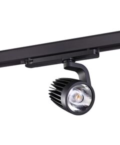 черный Трехфазный трековый светодиодный светильник [IP20 LED 4000K 25W 100-240V HELIX]
